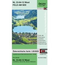 Wanderkarten Kärnten BEV-Karte 3112-West, Feld am See 1:25.000 BEV – Bundesamt für Eich- und Vermessungswesen