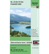 Hiking Maps Carinthia BEV-Karte 3118-Ost, Faaker See 1:25.000 BEV – Bundesamt für Eich- und Vermessungswesen