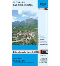 Wanderkarten Salzburg BEV-Karte 3209, Bad Reichenhall 1:50.000 BEV – Bundesamt für Eich- und Vermessungswesen