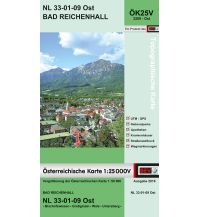 Hiking Maps Salzburg BEV-Karte 3209-Ost, Bad Reichenhall 1:25.000 BEV – Bundesamt für Eich- und Vermessungswesen