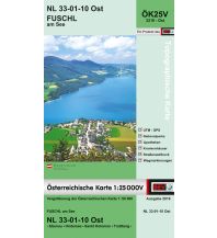 Wanderkarten Salzburg BEV-Karte 3210-Ost, Fuschl am See 1:25.000 BEV – Bundesamt für Eich- und Vermessungswesen