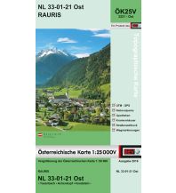 Wanderkarten Salzburg BEV-Karte 3221-Ost, Rauris 1:25.000 BEV – Bundesamt für Eich- und Vermessungswesen