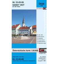 Wanderkarten Kärnten BEV-Karte 4108, Sankt Veit an der Glan 1:50.000 BEV – Bundesamt für Eich- und Vermessungswesen