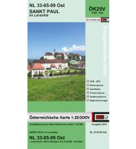 Hiking Maps Carinthia BEV-Karte 4109-Ost, Sankt Paul im Lavanttal 1:25.000 BEV – Bundesamt für Eich- und Vermessungswesen