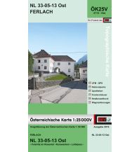 Wanderkarten Kärnten BEV-Karte 4113-Ost, Ferlach/Borovlje 1:25.000 BEV – Bundesamt für Eich- und Vermessungswesen