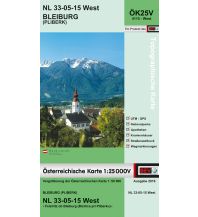 Hiking Maps Carinthia BEV-Karte 4115-West, Bleiburg/Pliberk 1:25.000 BEV – Bundesamt für Eich- und Vermessungswesen