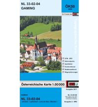 Wanderkarten Niederösterreich BEV-Karte 4204, Gaming 1:50.000 BEV – Bundesamt für Eich- und Vermessungswesen