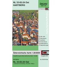 Wanderkarten Steiermark BEV-Karte 4224-Ost, Hartberg 1.25.000 BEV – Bundesamt für Eich- und Vermessungswesen