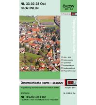 Wanderkarten Steiermark BEV-Karte 4228-Ost, Gratwein 1:25.000 BEV – Bundesamt für Eich- und Vermessungswesen