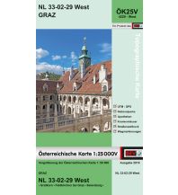 Wanderkarten Steiermark BEV-Karte 4229-West, Graz 1:25.000 BEV – Bundesamt für Eich- und Vermessungswesen