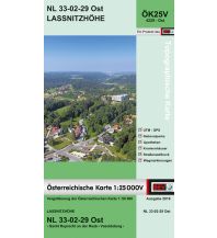 Wanderkarten Steiermark BEV-Karte 4229-Ost, Laßnitzhöhe 1:25.000 BEV – Bundesamt für Eich- und Vermessungswesen