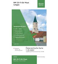 Hiking Maps Lower Austria BEV-Karte 4306-West, Langau 1:25.000 BEV – Bundesamt für Eich- und Vermessungswesen