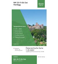 Hiking Maps Lower Austria BEV-Karte 4306-Ost, Hardegg 1:25.000 BEV – Bundesamt für Eich- und Vermessungswesen