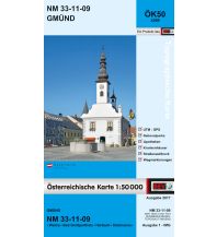 Hiking Maps Lower Austria BEV-Karte 4309, Gmünd 1:50.000 BEV – Bundesamt für Eich- und Vermessungswesen