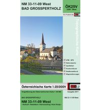 Wanderkarten Niederösterreich BEV-Karte 4309-West, Bad Großpertholz 1:25.000 BEV – Bundesamt für Eich- und Vermessungswesen