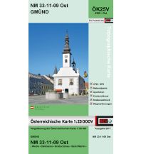 Wanderkarten Niederösterreich BEV-Karte 4309-Ost, Gmünd 1:25.000 BEV – Bundesamt für Eich- und Vermessungswesen
