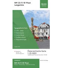 Hiking Maps Lower Austria BEV-Karte 4318-West, Langenlois 1:25.000 BEV – Bundesamt für Eich- und Vermessungswesen