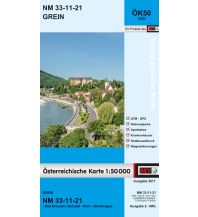 Hiking Maps Upper Austria BEV-Karte 4321, Grein 1:50.000 BEV – Bundesamt für Eich- und Vermessungswesen