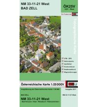 Wanderkarten Oberösterreich BEV-Karte 4321-West, Bad Zell 1:25.000 BEV – Bundesamt für Eich- und Vermessungswesen