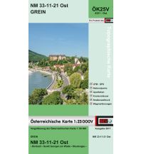 Wanderkarten Oberösterreich BEV-Karte 4321-Ost, Grein 1:25.000 BEV – Bundesamt für Eich- und Vermessungswesen
