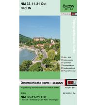 Hiking Maps Upper Austria BEV-Karte 4321-Ost, Grein 1:25.000 BEV – Bundesamt für Eich- und Vermessungswesen