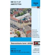 Wanderkarten Oberösterreich BEV-Karte 4327, Amstetten 1:50.000 BEV – Bundesamt für Eich- und Vermessungswesen