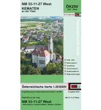 Wanderkarten Oberösterreich BEV-Karte 4327-West, Kematen an der Ybbs 1:25.000 BEV – Bundesamt für Eich- und Vermessungswesen