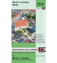 Wanderkarten Niederösterreich BEV-Karte 4329-West, Mank 1:25.000 BEV – Bundesamt für Eich- und Vermessungswesen