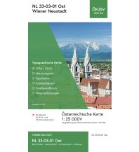Hiking Maps Lower Austria BEV-Karte 5201-Ost, Wiener Neustadt 1:25.000 BEV – Bundesamt für Eich- und Vermessungswesen