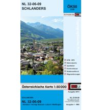 Wanderkarten Österreich BEV-Karte 2109, Schlanders/Silandro 1:50.000 BEV – Bundesamt für Eich- und Vermessungswesen