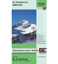 Wanderkarten Tirol BEV-Karte 2109-Ost, Similaun 1:25.000 BEV – Bundesamt für Eich- und Vermessungswesen