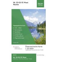 Wanderkarten Tirol BEV-Karte 2215-West, Reutte 1:25.000 BEV – Bundesamt für Eich- und Vermessungswesen