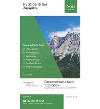 Hiking Maps Tyrol BEV-Karte 2215-Ost, Zugspitze 1:25.000 BEV – Bundesamt für Eich- und Vermessungswesen