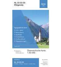 Wanderkarten Tirol BEV-Karte 2220, Elbigenalp 1:50.000 BEV – Bundesamt für Eich- und Vermessungswesen