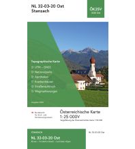 Wanderkarten Tirol BEV-Karte 2220-Ost, Stanzach 1:25.000 BEV – Bundesamt für Eich- und Vermessungswesen
