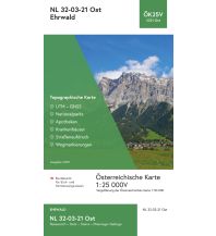 Hiking Maps Tyrol BEV-Karte 2221-Ost, Ehrwald 1:25.000 BEV – Bundesamt für Eich- und Vermessungswesen
