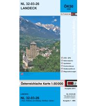 Wanderkarten Tirol BEV-Karte 2226, Landeck 1:50.000 BEV – Bundesamt für Eich- und Vermessungswesen