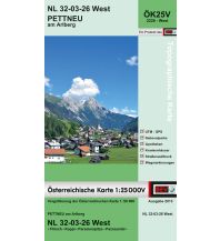 Hiking Maps Tyrol BEV-Karte 2226-West, Pettneu am Arlberg 1:25.000 BEV – Bundesamt für Eich- und Vermessungswesen