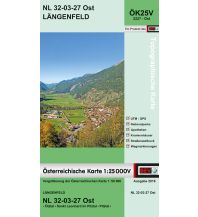 Wanderkarten Tirol BEV-Karte 2227-Ost, Längenfeld 1:25.000 BEV – Bundesamt für Eich- und Vermessungswesen