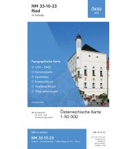 Wanderkarten Oberösterreich BEV-Karte 3323, Ried im Innkreis 1:50.000 BEV – Bundesamt für Eich- und Vermessungswesen