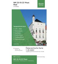 Wanderkarten Oberösterreich BEV-Karte 3323-West, Ried im Innkreis 1:25.000 BEV – Bundesamt für Eich- und Vermessungswesen