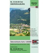 Wanderkarten Tirol BEV-Karte 3109-Ost, Oberdrauburg 1:25.000 BEV – Bundesamt für Eich- und Vermessungswesen