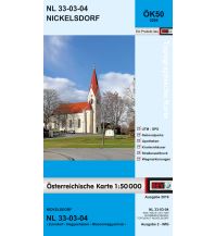 Hiking Maps Burgenland BEV-Karte 5204, Nickelsdorf 1:50.000 BEV – Bundesamt für Eich- und Vermessungswesen
