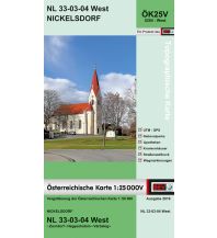 Hiking Maps Burgenland BEV-Karte 5204-West, Nickelsdorf 1:25.000 BEV – Bundesamt für Eich- und Vermessungswesen