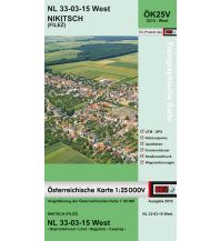 Hiking Maps Burgenland BEV-Karte 5215-West, Nikitsch/Filež BEV – Bundesamt für Eich- und Vermessungswesen