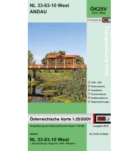 Wanderkarten Burgenland BEV-Karte 5210-West, Andau 1:25.000 BEV – Bundesamt für Eich- und Vermessungswesen