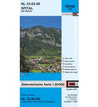 Wanderkarten Steiermark BEV-Karte 4208, Spital am Pyhrn 1:50.000 BEV – Bundesamt für Eich- und Vermessungswesen