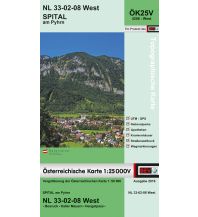 Wanderkarten Steiermark BEV-Karte 4208-West, Spital am Pyhrn 1:25.000 BEV – Bundesamt für Eich- und Vermessungswesen