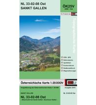 Wanderkarten Steiermark BEV-Karte 4208-Ost, Sankt Gallen 1:25.000 BEV – Bundesamt für Eich- und Vermessungswesen