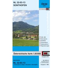 Wanderkarten Vorarlberg BEV-Karte 2213, Sonthofen 1:50.000 BEV – Bundesamt für Eich- und Vermessungswesen